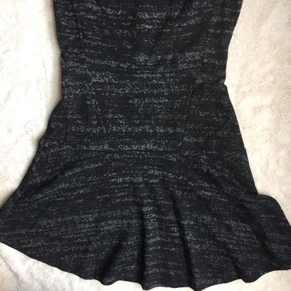 LOFT Spacedye Flounce Short Sleeve Dress - Picture 3 of 8